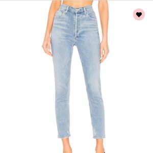 AGOLDE Nice High Rise Slim Fit Jeans